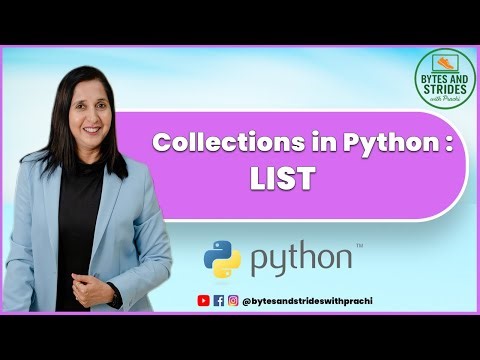 👉 𝗖𝗼𝗹𝗹𝗲𝗰𝘁𝗶𝗼𝗻𝘀 𝗜𝗻 𝗣𝘆𝘁𝗵𝗼𝗻 - 𝗟𝗜𝗦𝗧 ! 𝗕𝘆𝘁𝗲𝘀 𝗮𝗻𝗱 𝗦𝘁𝗿𝗶𝗱𝗲𝘀 𝘄𝗶𝘁𝗵 𝗣𝗿𝗮𝗰𝗵𝗶 ! #Python #CollectionsInPython