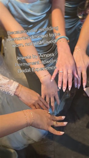 14 reactions | A memory you’ll wear every day. 懶 Shared moments, intention, joy, and the season of becoming a wife. Filmed during a real bridal experience with Jewels by Amora. Permanent Jewelry for Brides & Bridal Parties (Houston) | Amora C Griñán | Facebook