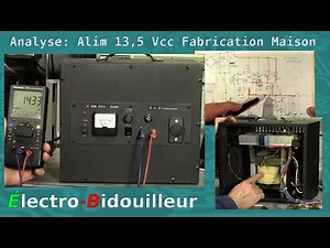 EB_#144 Analyse: Bloc d'alimentation Linéaire 13,5 Vcc Fabrication Maison de 1992