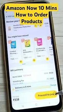 How to Order Products Using Amazon Now in 10 Minutes #amazonnow #amazon