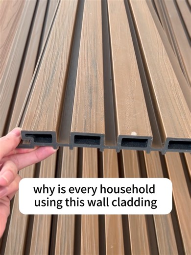 Upgrade exteriors the smart way 🇬🇧 WPC wall cladding built for the UK climate. ✔️ Weather-resistant ✔️ Low maintenance ✔️ Fast installation Perfect for builders & commercial projects. DM us for samples & trade pricing. #WPCCladding #EcoFriendly #wallboard #outdoorlife #UKConstruction #cladding #ContractorLife #SustainableConstruction #claddinguk #wpcfence #UKBuilders #Construction #builder #wpccladding #claddinginstallation