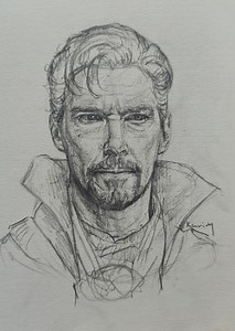 185K views · 4K reactions | Drawing Doctor Strange like a REAL artist! | Part''1'' . . Start your artistic journey now and draw portraits you're proud of! #DrawingTutorial #LoomisMethod #LearnToDraw #PortraitDrawing #HowToDrawFaces #DrawingFundamentals #RealisticDrawing #PencilSketch #DrawingForBeginners #FaceDrawing #StepByStepDrawing #ArtCourse #DrawingReels #ArtLearning #BeginnerDrawing #DrawingTips | One pencil drawing | Facebook
