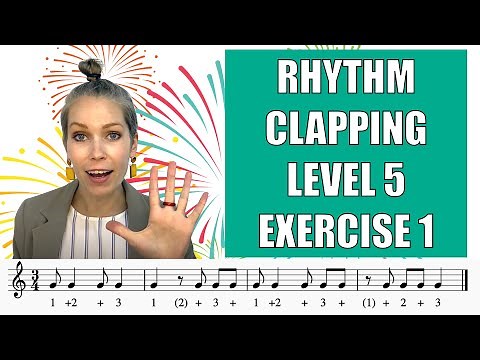 RHYTHM CLAPPING Practice! Level 5, Exercise 1 - EIGHTH NOTE SYNCOPATION