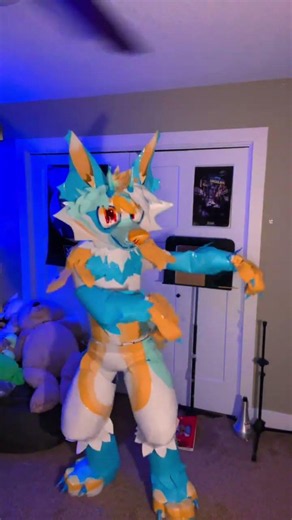 Blame it on the boogie! #furry #fursuit #paperfurry #paperfursuit