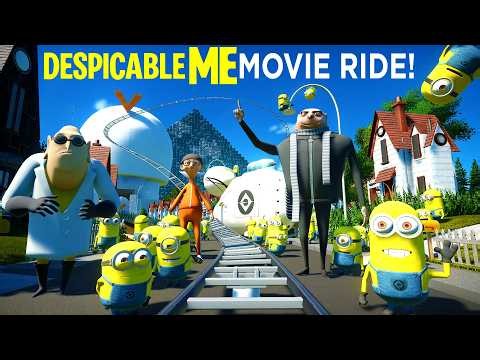 DESPICABLE ME! Backlot Movie Roller Coaster (POV)