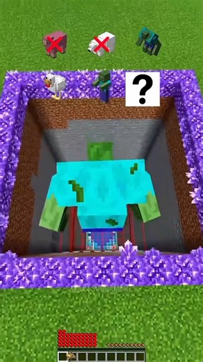 🏆 Only ONE Mob Survived... Can You Guess Which? 🤔 #minecraft #shorts #gaming