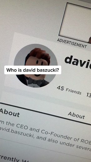 A very short documentary about David Baszucki. #Fyp #Documentary #Roblox #DavidBaszucki #Builderman #4u #Foryou #Foryoupage #4you #4youpage #4upage#Tt