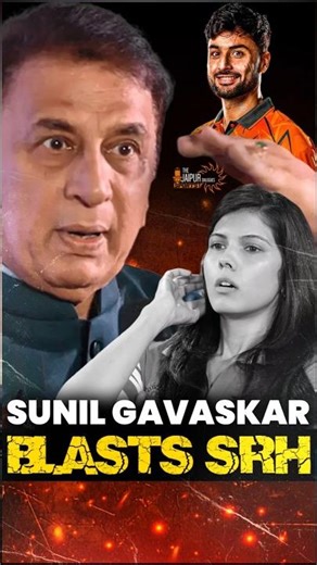 Sunil Gavaskar DESTROYS SRH! 🚨 "Paying Pakistanis is..." | #ipl #gavaskar #cricket #srh #abrarahmed