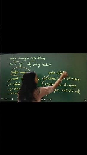 Only 4 or 5 chapters out of 11 | Exam crack strategy | Analytic Geometry and Vector Calculus