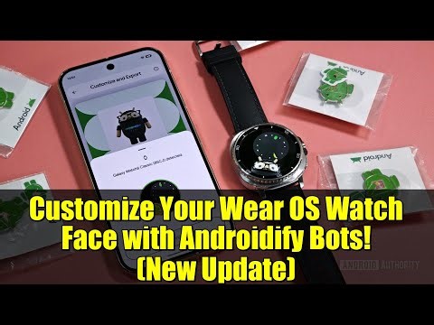 Customize Your Wear OS Watch Face with Androidify Bots! (New Update)