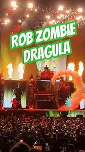 Rob Zombie performs Dragula in Tampa on the Freaks on Parade Tour #freaksonparade #robzombie