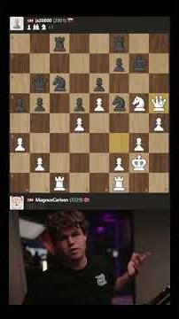 This Brilliant Sacrifice Is Peak Magnus Carlsen! #chess