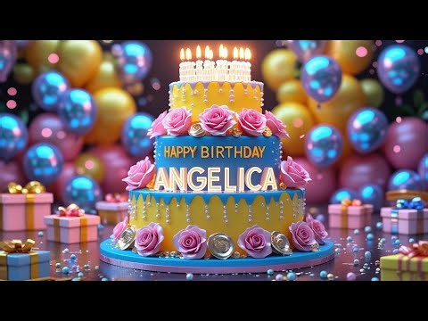 Happy Birthday ANGELICA!🎂Personalized Birthday Song for ANGELICA! 🎶The Perfect Celebration Video!