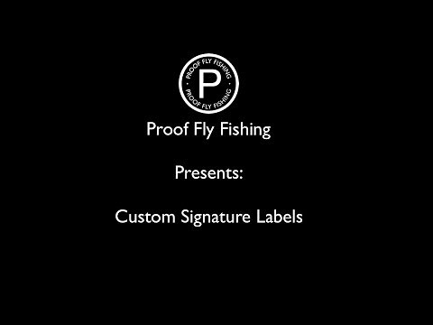 Rod building: Custom Signature Labels
