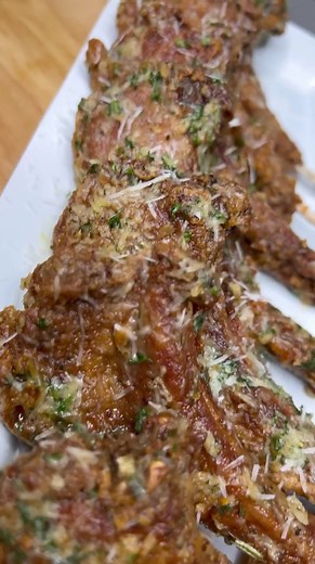 Garlic Parm Fried Lamb Chops? This $1 recipe on my site now! | lamb chops recipe