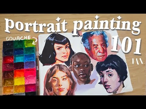 Portrait Painting Tips // 100 Heads Challenge