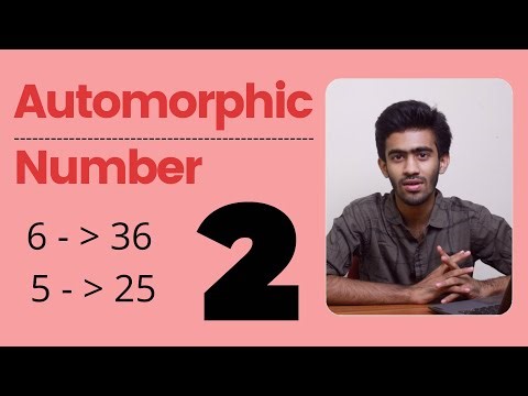 Automorphic Number | Problem Solving | Tamil | code io