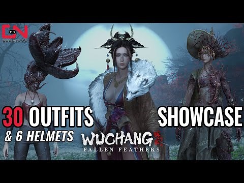 30 Armor Set Outfits Showcase & 6 Special Head Gear From Wuchang Fallen Feathers