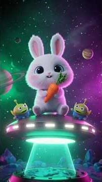 Cute Bunny Meets Aliens for the First Time – You Won’t Believe Their Reaction! 🐰👽