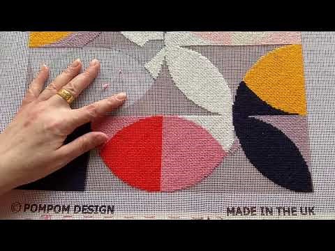 1. How to: Basketweave Stitch for Needlepoint