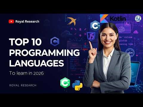 Top 10 Programming Languages to Learn in 2026 | Future-Proof Your Coding Career by Royal Research