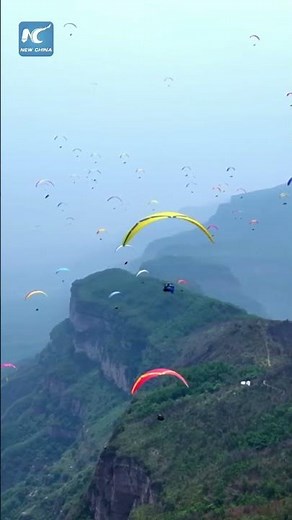 China's Linzhou hosts Paragliding World Cup