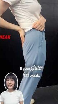 Your glutes aren't weak, they're just TRAPPED! ❌ #shorts #glutes #hipmobility #posture #movement