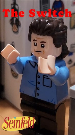 ShortsAboutNothing (Lego Seinfeld) #24: The Switch #lego #funny #shorts #seinfeld #trending