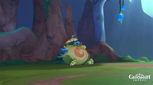 Genshin Impact: Ignite a fruit and have the Gluttonous Yumkasaur Mountain King Swallow it guide