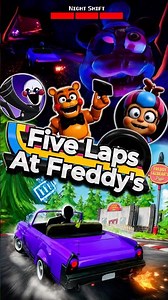 Every Character You Can Play As in Five Laps at Freddy’s #fnaf