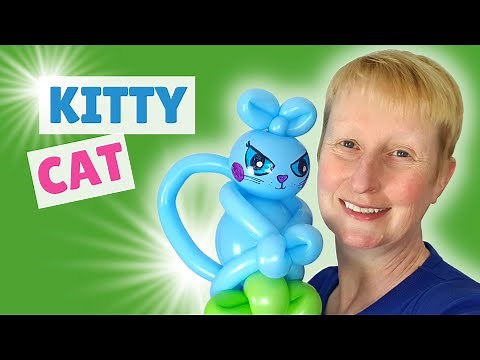 Cat Balloon Animal Tutorial - How to Make a Balloon Cat