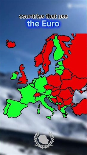 Countries that use the Euro #map #geography #mapping #history #mapper