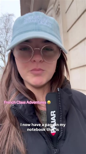 over here accidentally lying in French class #frenchclass #abroadlife #paris