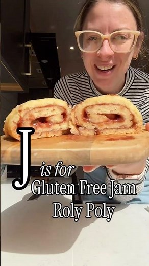 Gluten Free Jam Roly Poly Pudding - a great retro gluten free dessert from school dinner nostalgia!