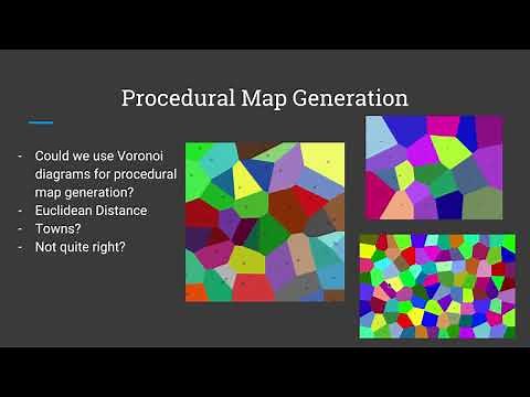 Voronoi Diagrams and Procedural Map Generation
