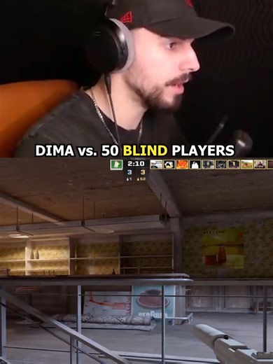 Dima vs. 50 Blind Players #dimawallhacks #counterstrike2 #cs2