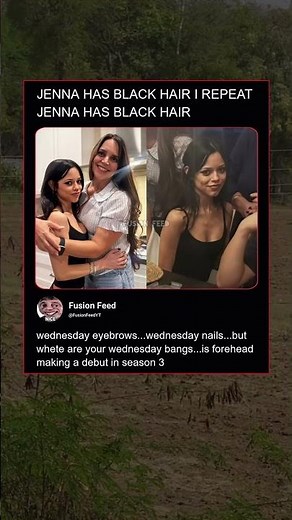 Where Are Jenna Ortega's Wednesday Bangs?! 😳