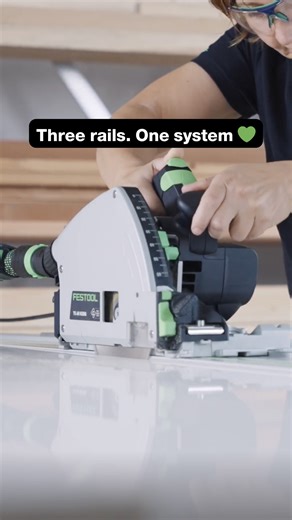 Festool | One system. Three smart solutions. 💚 With three versions to choose from, the Festool guide rail system adapts to whatever your project... | Instagram