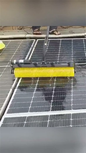 Superior Efficiency Solar Panel Cleaning Brush