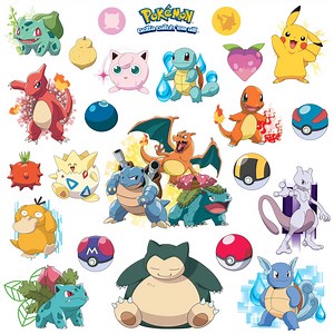 Iconic Pokemon Wall Decals