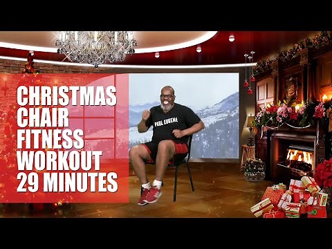 Christmas Fun Chair Workout Seated Exercise | 29 Minutes | Chair Aerobics Fitness For Everyone!