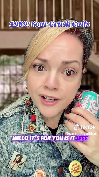 Its 1989 and your crush calls but your sibling answers the telephone. In the 80s it was rough having only one phone line and no answering machine. #genx #80saesthetic #80snostalgia #nostalgia