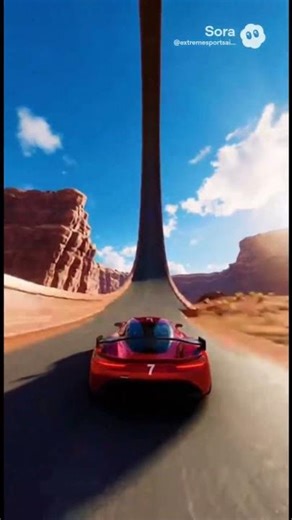 Supercar Sends a 300-Foot Loop-de-Loop Like a Roller Coaster 😳🏎️🎢