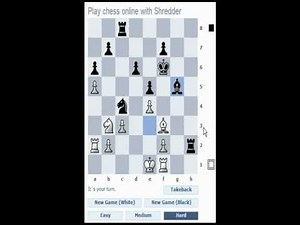 Play Chess online with Shredder[Recomendacion]