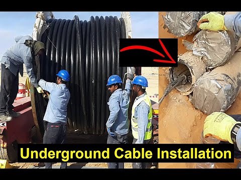 How to Lay Electrical Cable Underground | Underground Cable Installation | Cable Laying | MM Asif