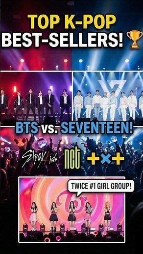 Top 15 Best-Selling K-Pop Groups of All Time 💿🔥