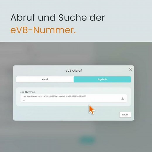 Kennen Sie schon? eVB Nummer