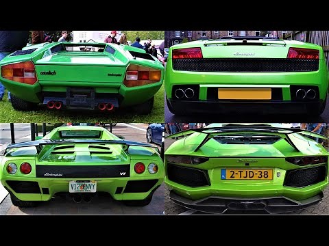 1970 - 2023 : LAMBORGHINI START-UP COMPILATION