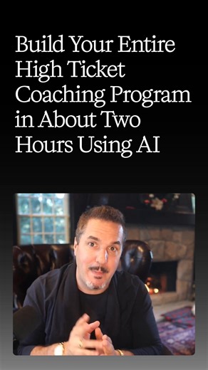 🤖 I used to spend WEEKS creating coaching offers… Mapping out modules. Writing lesson plans. Second-guessing every detail. And half the time? I'd finish and realize… nobody wanted it. Then I discovered how to use AI to do it in 3 hours flat. I'm talking about a COMPLETE high-ticket offer—every module, every lesson, every game plan—built from scratch while I grabbed a coffee. Once I cracked this, I knew I had to share it. So this week, I'm hosting a $27 virtual workshop where I'll personally wal
