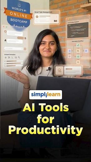 AI Tools For Productivity 2026 | Automate Your Daily Tasks With AI Tools | #Shorts | #Simplilearn
